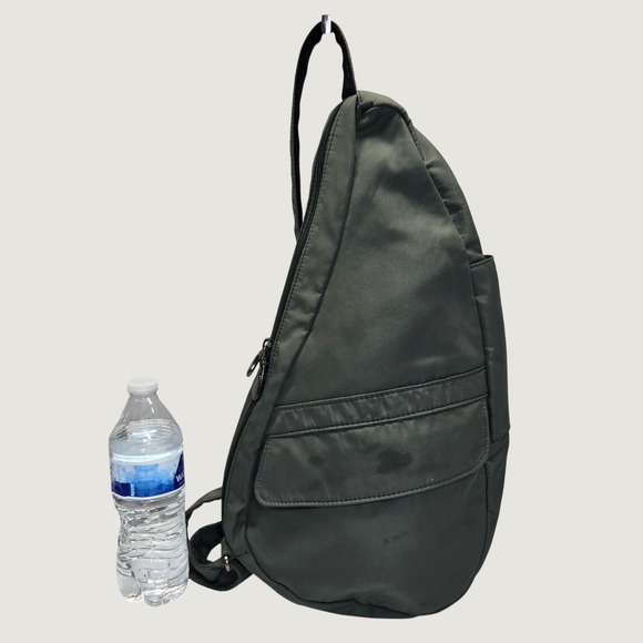 Ameribag Handbags - Ameribag Sling Crossbody Medium Heathy Back Olive Green Nylon Gorpcore Utility‎